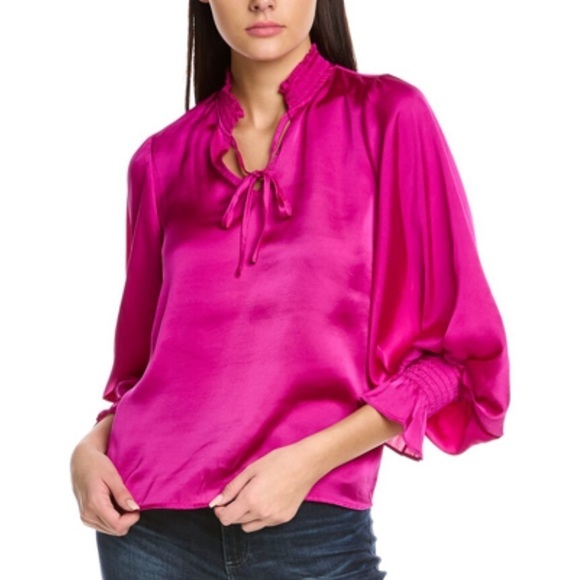 1.State magenta blouse size small - Picture 1 of 5